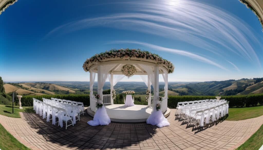 360 vr wedding view