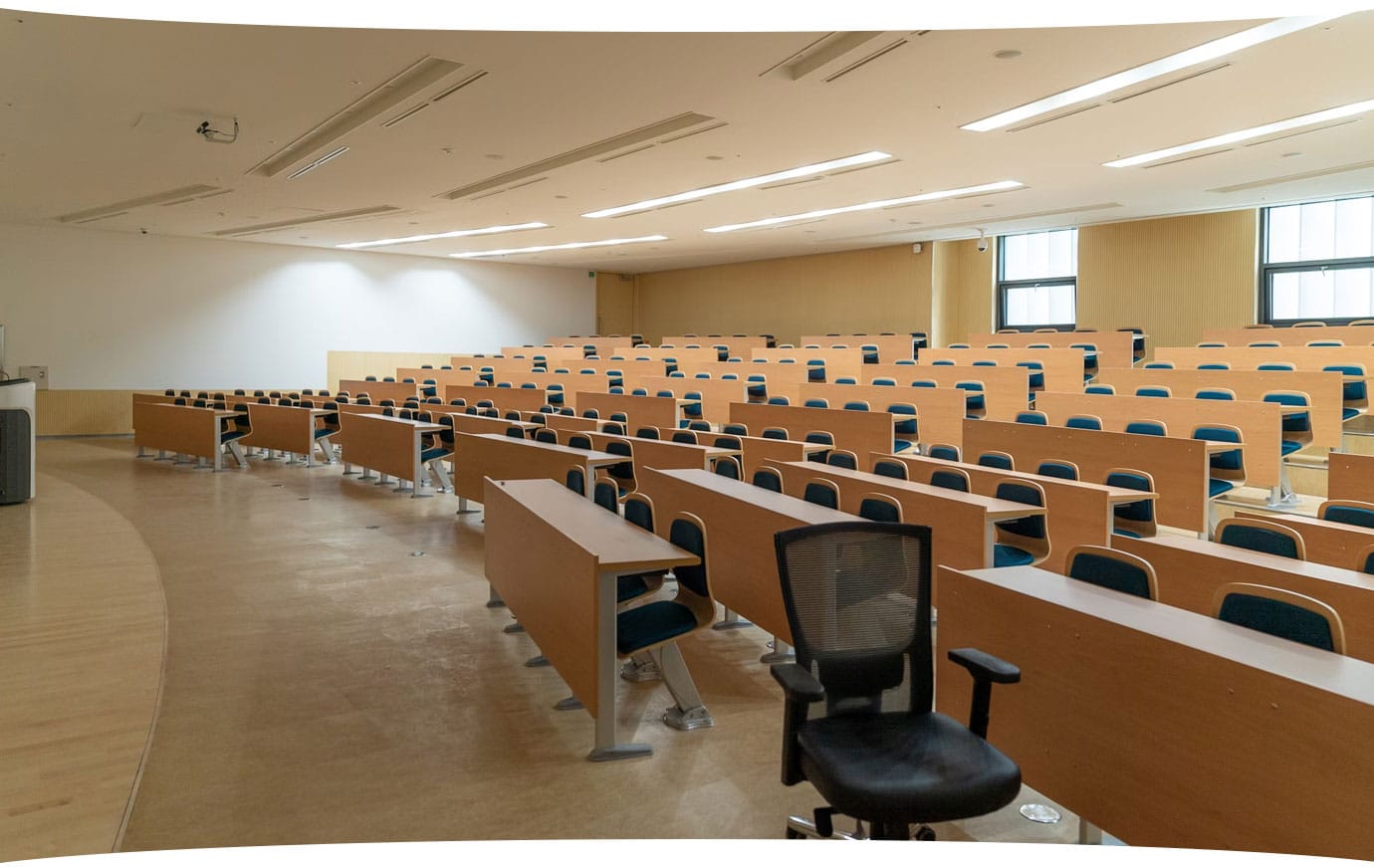 empty classroom