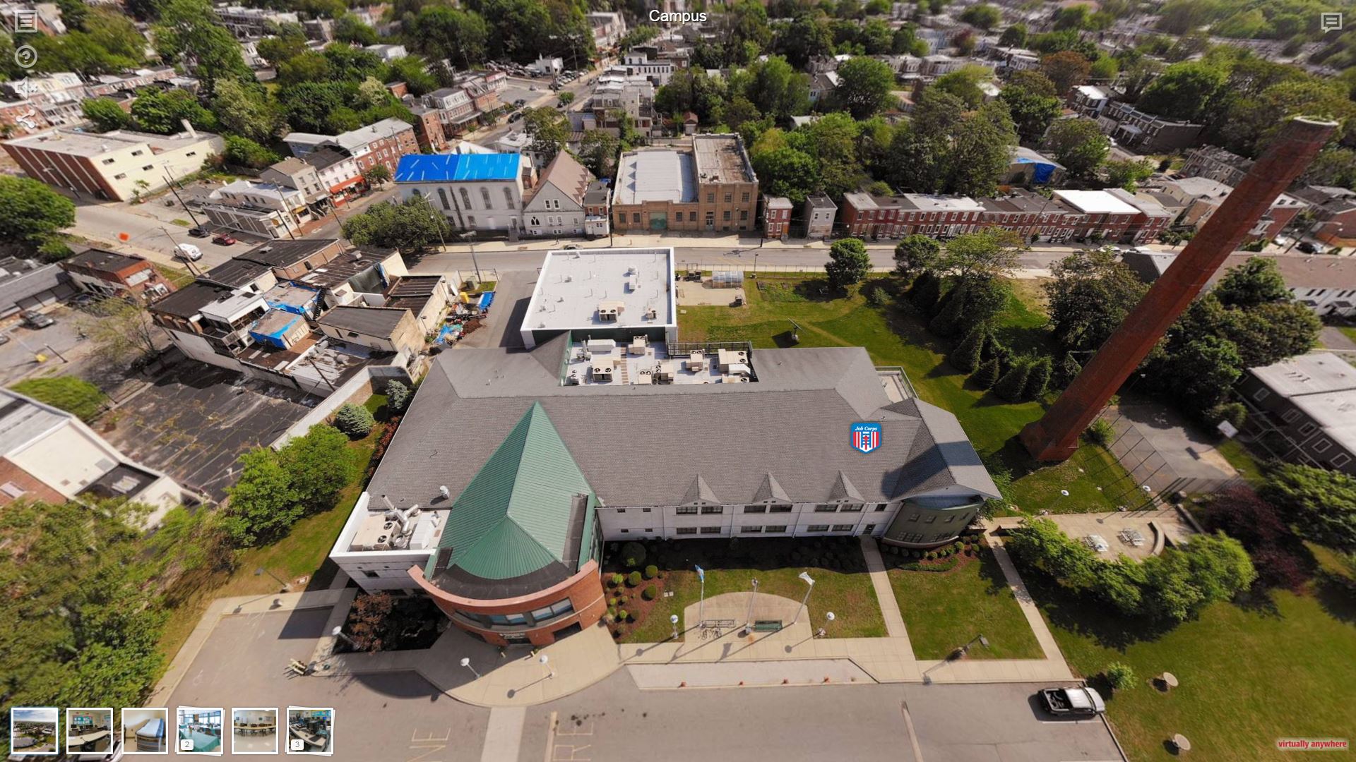 Wilmington aerial view