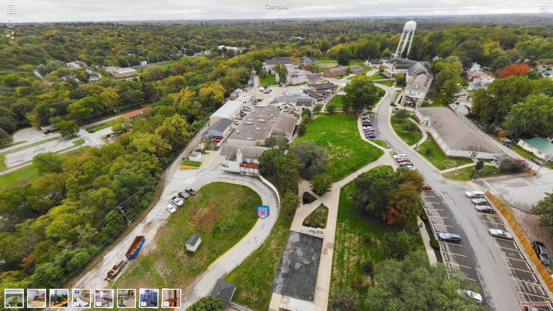 excelsior springs aerial view