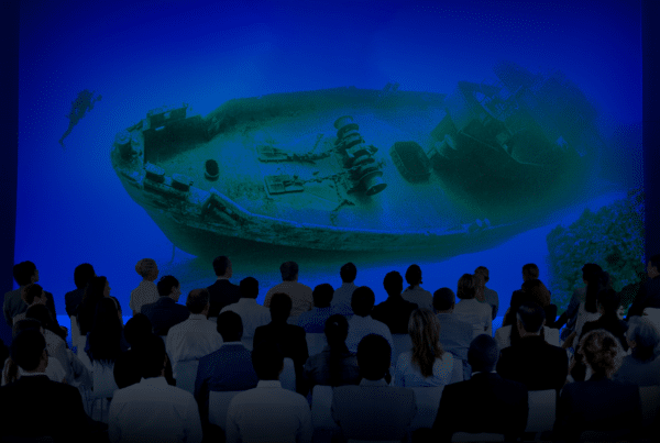 3d projection under water
