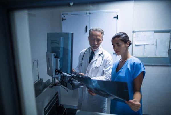 two healthcare workers